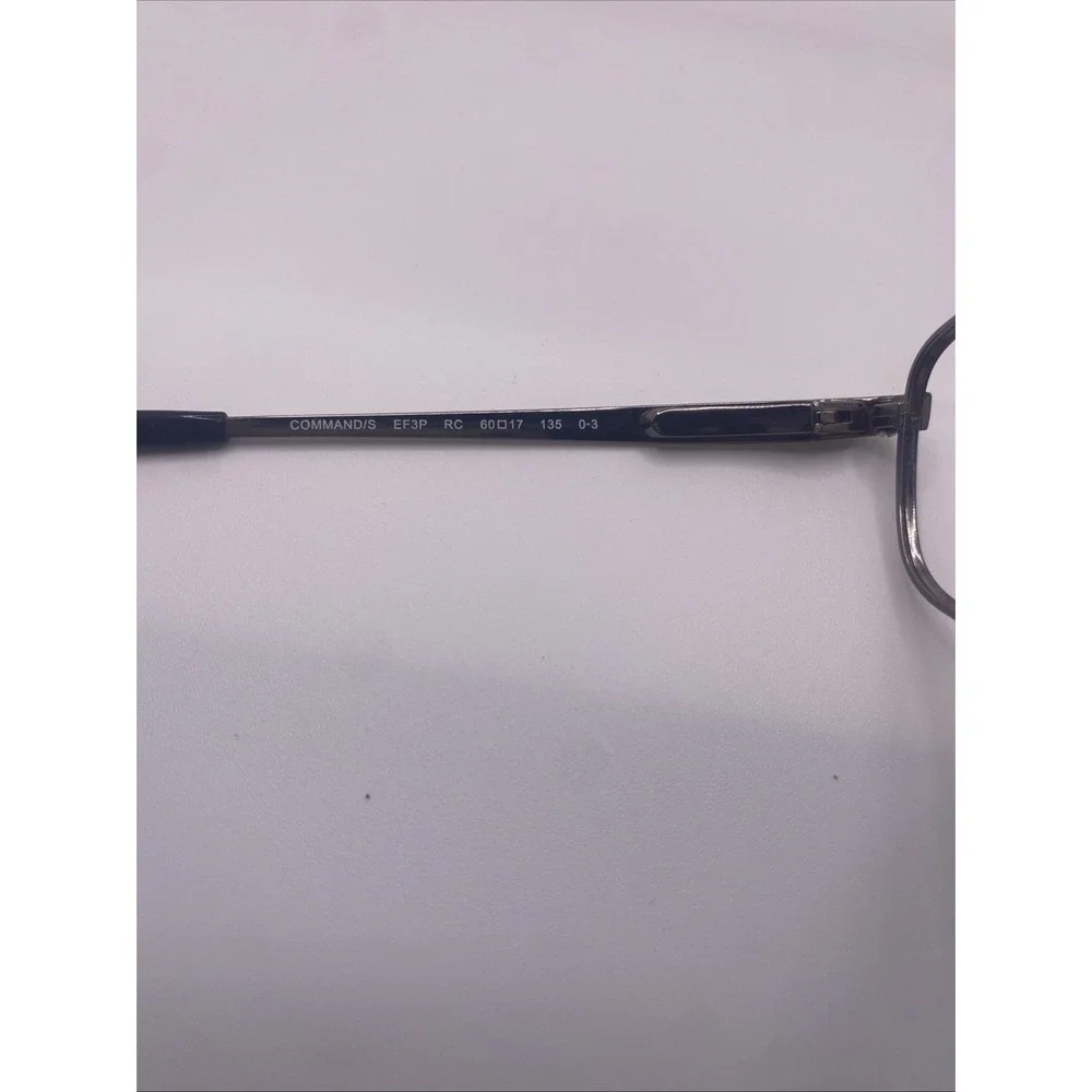 Carrera by Safilo Eyeglasses FRAMES ONLY Command/S 60-17-135 Silver Black 113